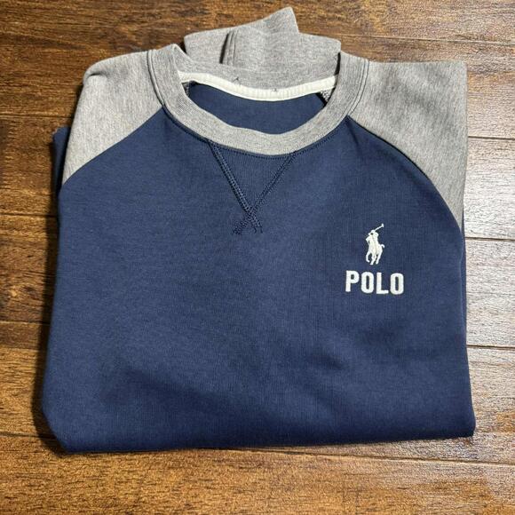 Ralph Lauren Polo Jeans Company Sweatshirt Womens Medium Blue Spell Out Crewneck - Picture 7 of 11